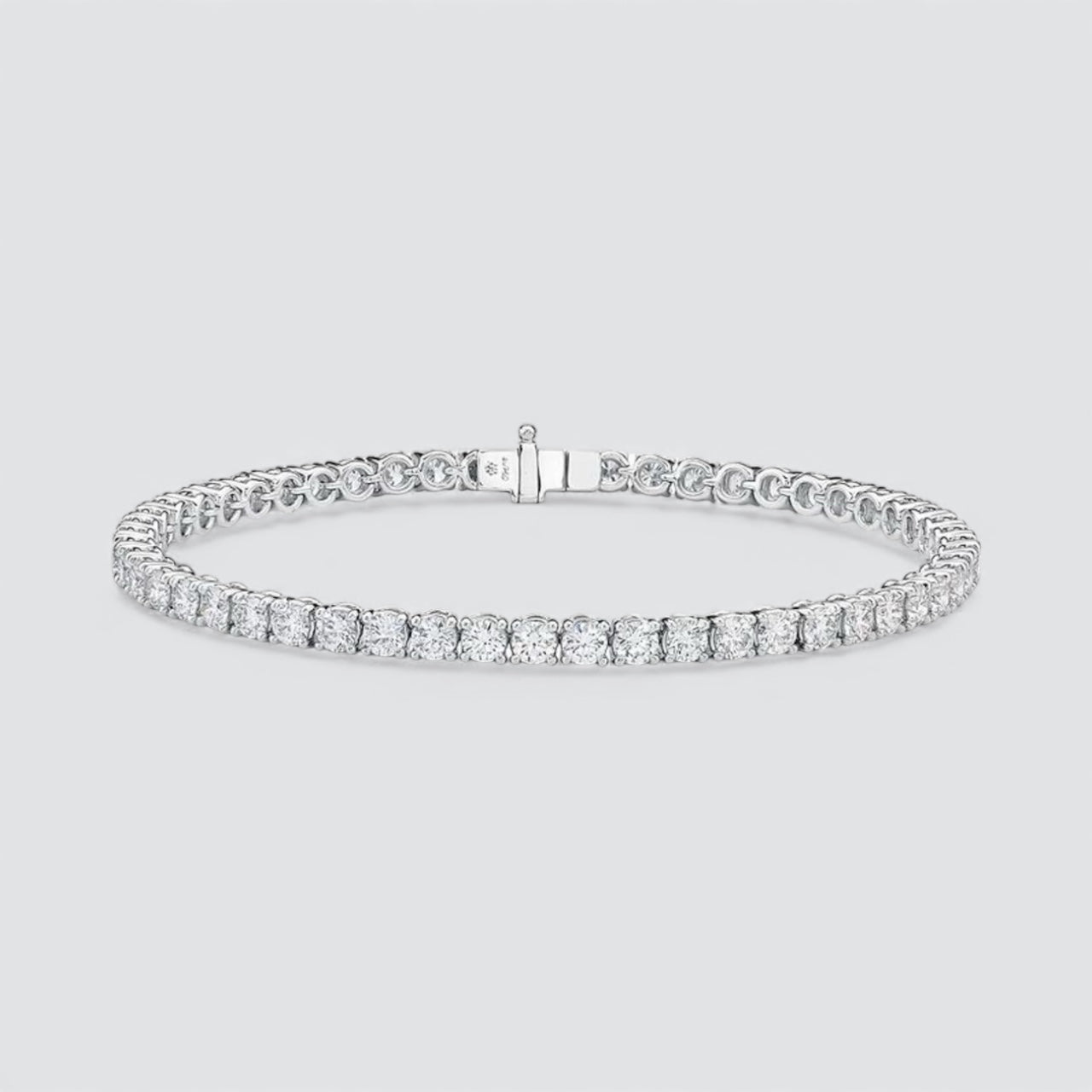 5mm Silver Tennis Bracelet