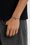 Nail Bangle — Silver