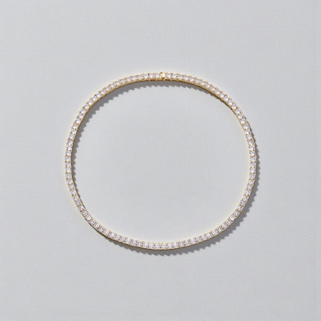 5mm Gold-Plated Tennis Bracelet