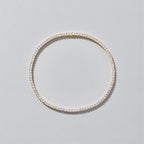 Unisex 5mm Gold-Plated Tennis Bracelet
