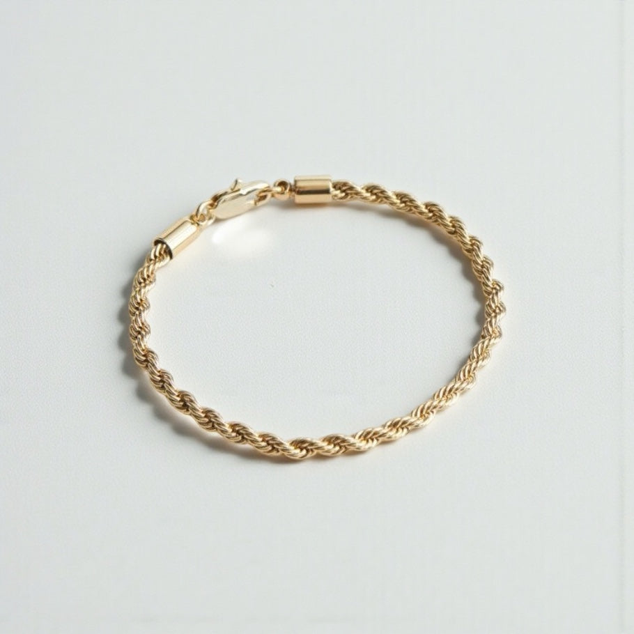 5mm Golden Rope Bracelet