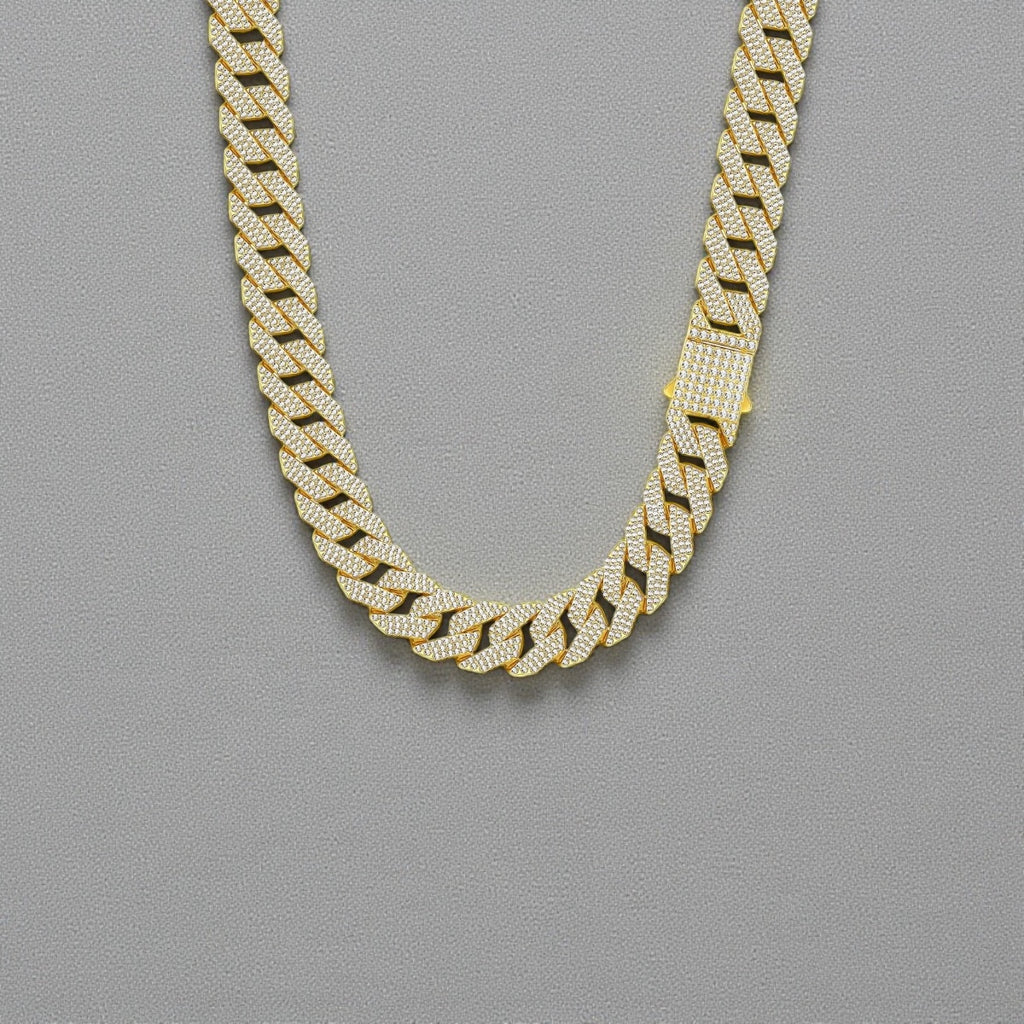 14mm Gold Prong Chain