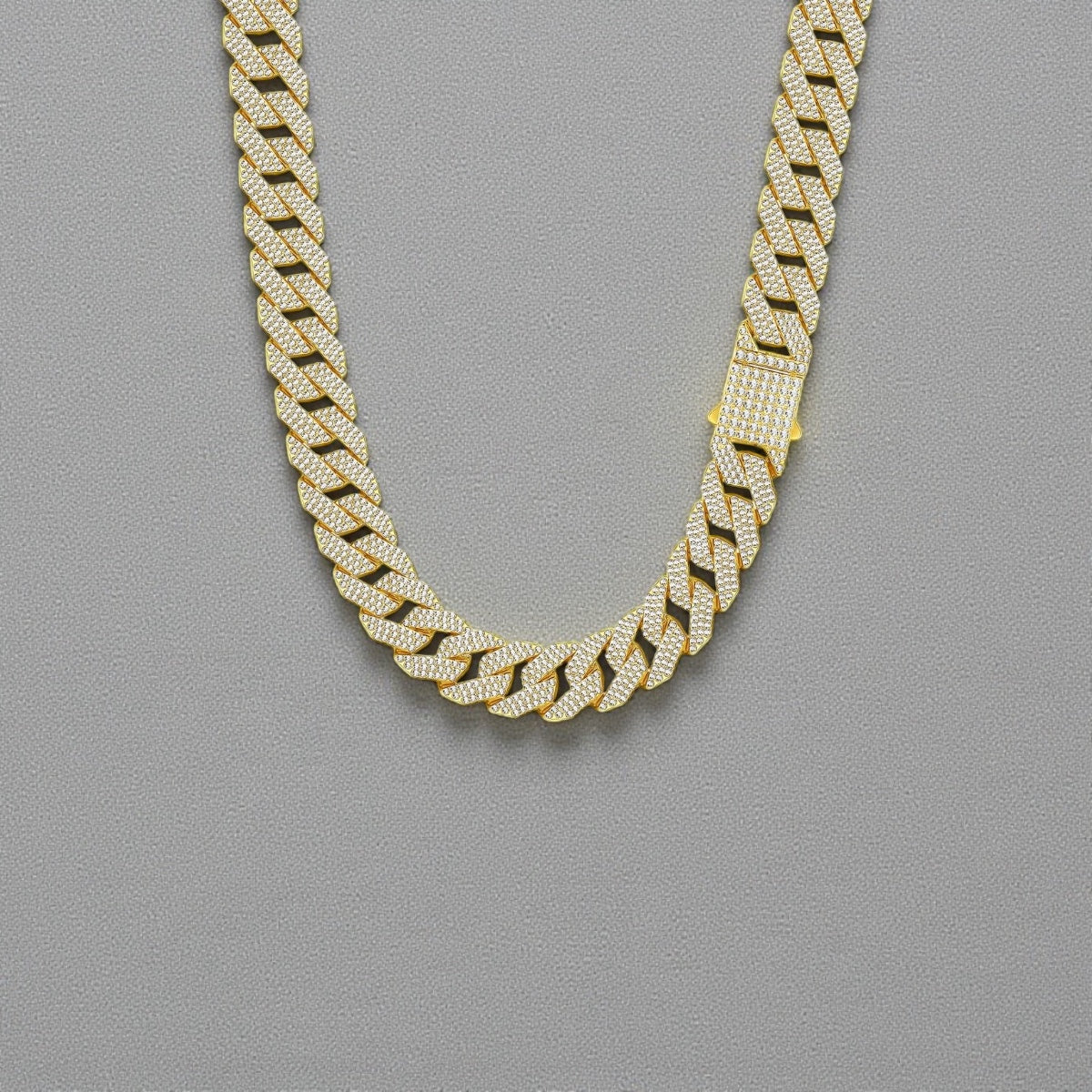 14mm Gold Prong Chain