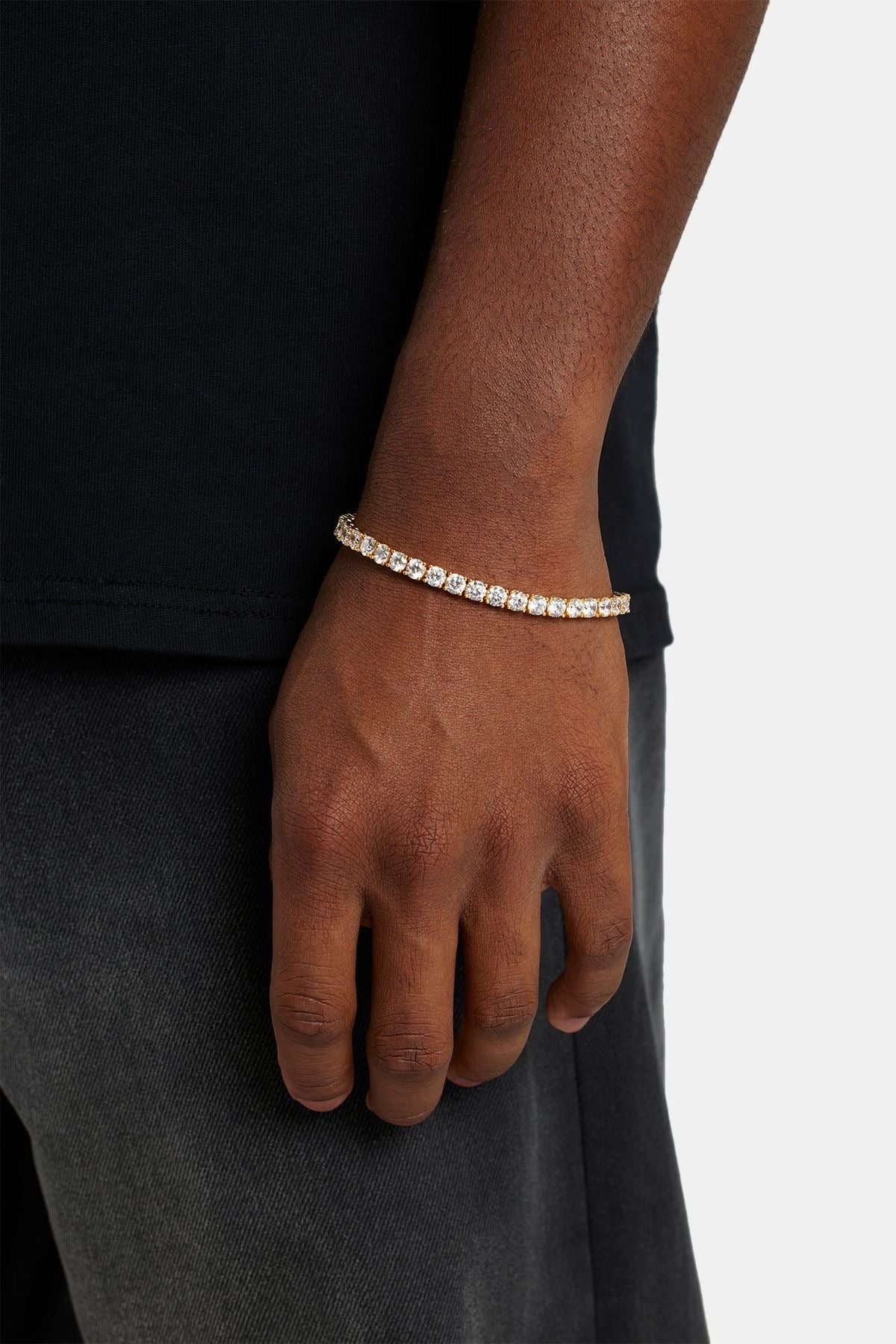 5mm Gold-Plated Tennis Bracelet