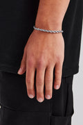 5mm Silver Rope Bracelet