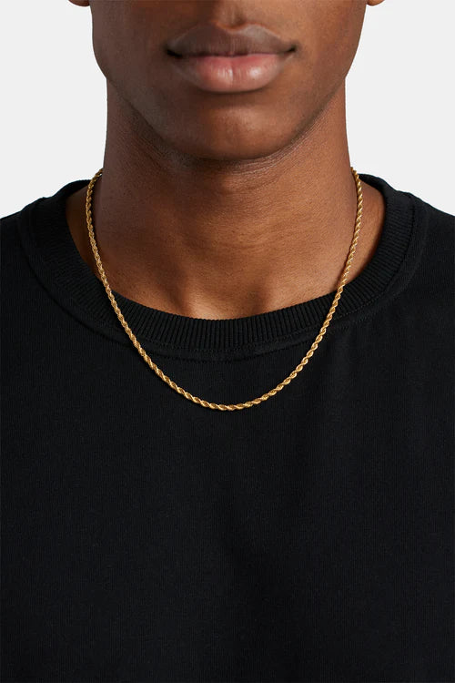 3mm Gold Rope Chain