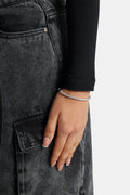 Unisex 3mm Silver Tennis Bracelet
