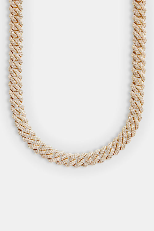 14mm Gold Prong Chain