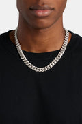 Iced Miami Cuban Chain — Silver